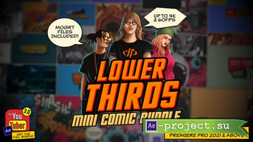 Videohive - Mini Comic Bundle - Lower Thirds - 38347467 - Project for After Effects