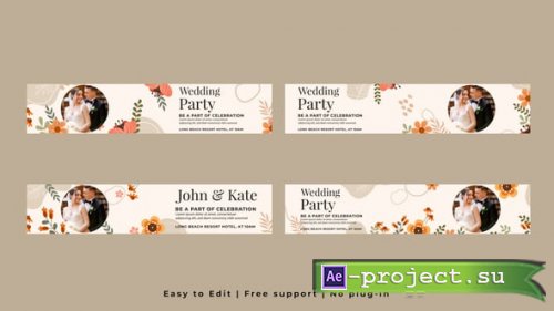 Videohive - Wedding Horizontal Banner - 62296566 - Project for After Effects