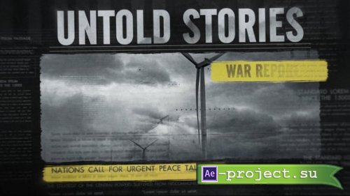 Videohive - Retro History Vintage Newspaper Opener - 62329630 - Project for After Effects