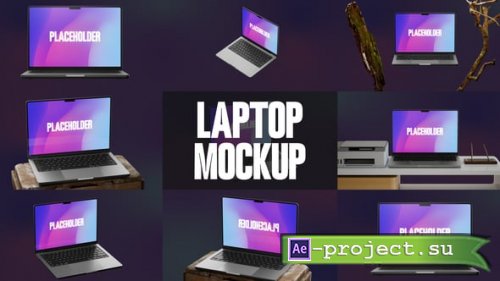 Videohive - 3D Laptop Mockup - 62335715 - Project for After Effects
