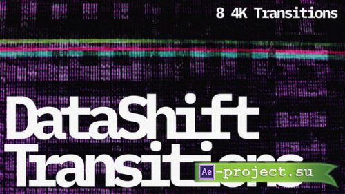 Videohive - Data Shift Transitions | DR - 62329618 - DaVinci Resolve Templates