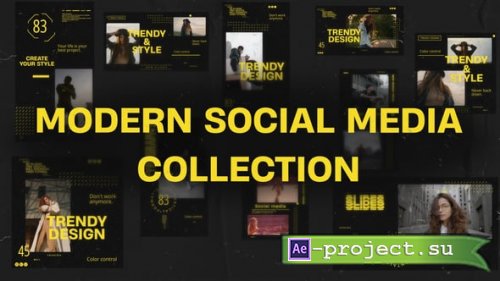 Videohive - Modern Social Media Collection Mogrt - 62368402 - Project for After Effects