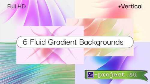 Videohive - Fluid Gradient Backgrounds | Horizontal & Vertical Abstract Gradients - 62354017