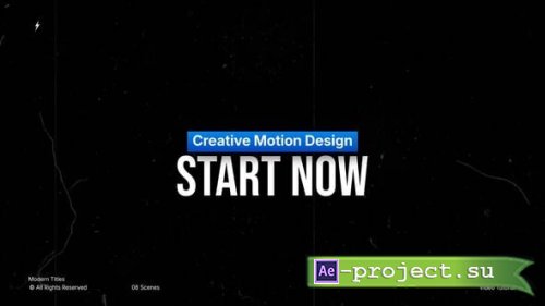 Videohive - Modern Titles  AE - 62367804 - Project for After Effects