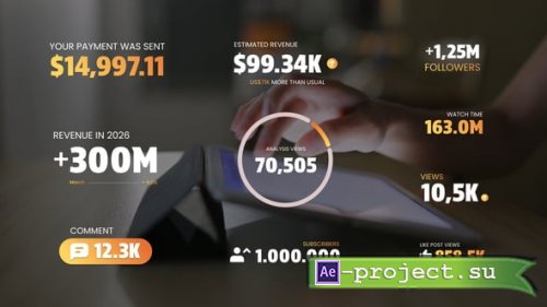 Videohive - Social Media Number Counter - 62323212 - Project for After Effects