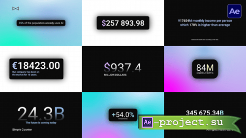 Videohive - Simple Counter  AE - 62354016 - Project for After Effects