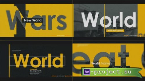 Videohive - World War Intro - 62346470 - Project for After Effects