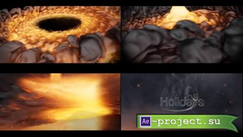 Videohive - Fire Smoke Tornado Explosion Opener - 62377213 - Project for After Effects