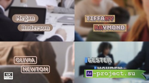 Videohive - Lower thirds - 62369807 - Project for After Effects
