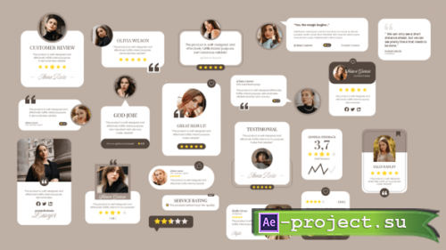 Videohive - 20 Animated Testimonial Lower Third 02 - 62308633 - Project for After Effects