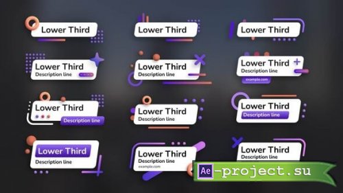 Videohive - Lower Thirds | AE - 59694844 - Project for After Effects