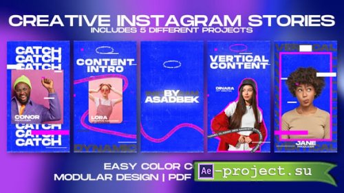 Videohive - Creative Instagram Stories - 62373055 - Project for After Effects