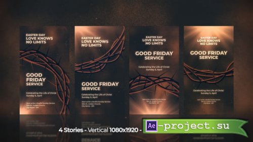 Videohive - Easter Service Instagram Stories - 62384319 - Project for After Effects