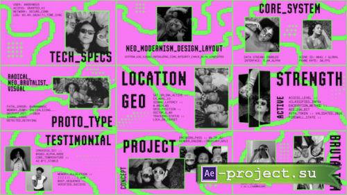 Videohive - Neo Brutalism Typography - 62398151 - Project for After Effects