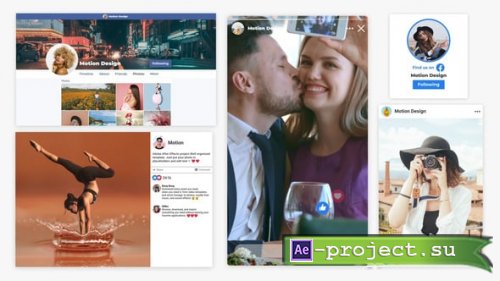 Videohive - Social Media Animated Posts - 34520422 - Project for After Effects