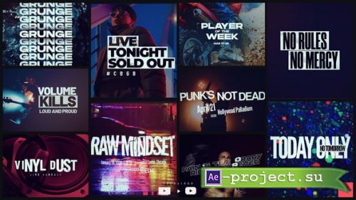 Videohive - Grunge Titles - 62355223 - Project for After Effects