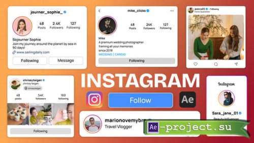 Videohive - Instagram Follow Reminders - 61799481 - Project for After Effects
