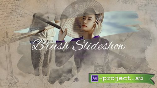 Videohive - Brush Parallax - 17786619 - Project for After Effects