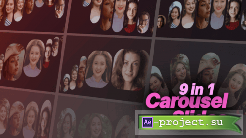 Videohive - Carousel Slides - 62425266 - Project for After Effects