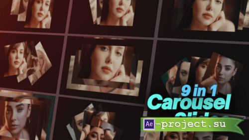 Videohive - Carousel Slides - 62443016 - Project for After Effects
