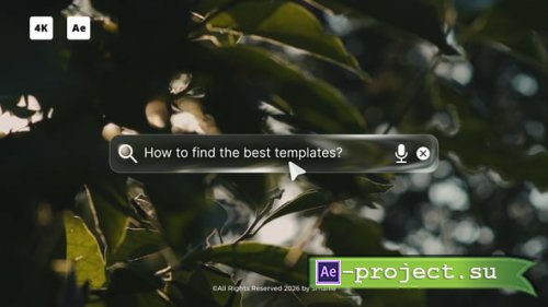 Videohive - Glass Search Logo - 62424944 - Project for After Effects