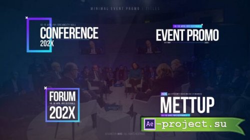 Videohive - Minimal Event Promo Titles - 62442202 - Project for After Effects