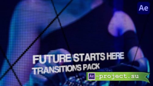 Videohive - Futuristic Digital Display Transitions - 62425819 - Project for After Effects