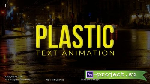 Videohive - Plastic Text Animation - 62427519 - Project for After Effects