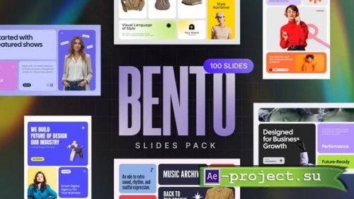 Videohive - Bento Slides Pack - 62442076 - Project for After Effects