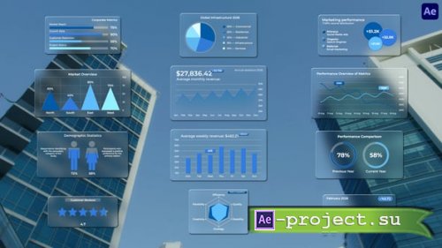 Videohive - Infographic Widgets - 62414077 - Project for After Effects