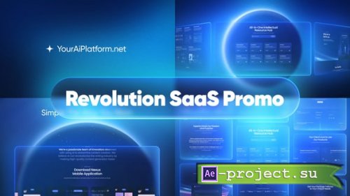 Videohive - Revolution SaaS Product Promo - Ai Website Promo - 62425403