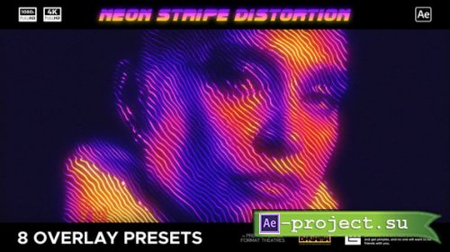 Videohive - Neon Stripe Distortion - 62457724 - Project for After Effects