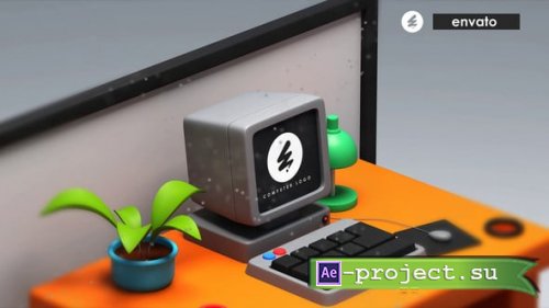 Videohive - Cartoon Office Logo - 62465388 - Project for After Effects