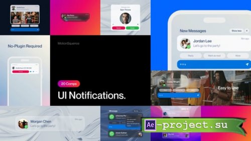 Videohive - UI Notifications - 62460915 - Project for After Effects