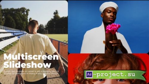 Videohive - Multiscreen Slideshow | Split Screen Opener | Dynamic Photo & Video Promo - 62465764