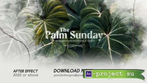 Videohive - The Palm Sunday Slideshow - 62471486 - Project for After Effects