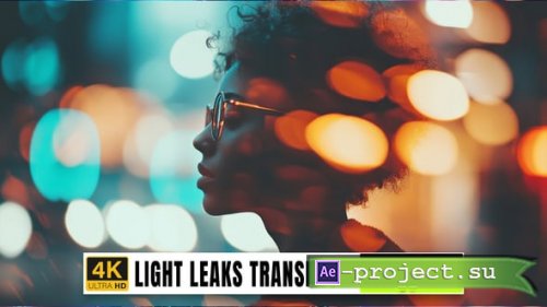 Videohive - Dramatic Light Leaks Transitions For DaVinci Resolve - 62480968