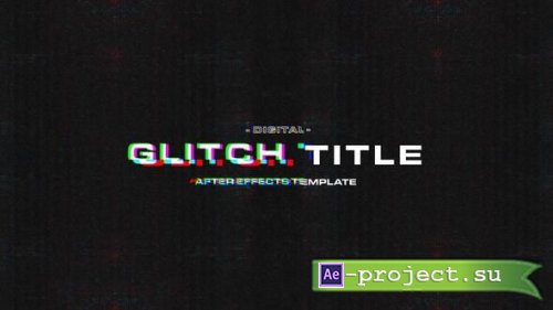 Videohive - Digital Glitch Title - 62442069 - Project for After Effects