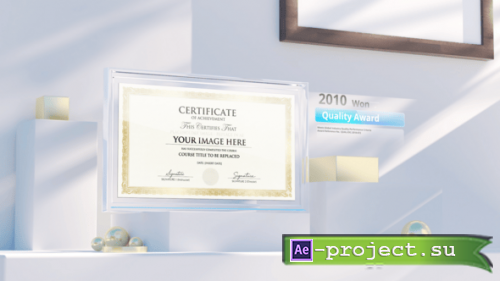 Videohive - Elegant Certificate Showcase - 61337512 - Project for After Effects