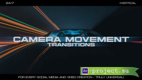 Videohive - Camera Movement Transitions v2 - 62471389  - Project for After Effects