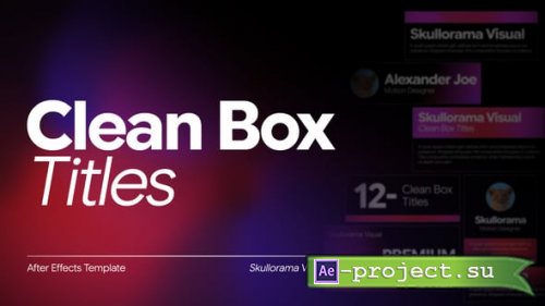 Videohive - Clean Box Titles - 62494706 - Project for After Effects