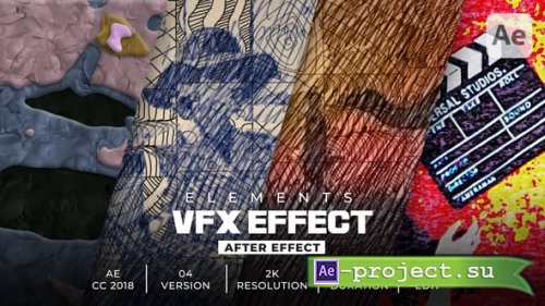 Videohive - Clay painting - Crayon - Doodle Mosaic Pencil Effect - 62503971 - Project for After Effects