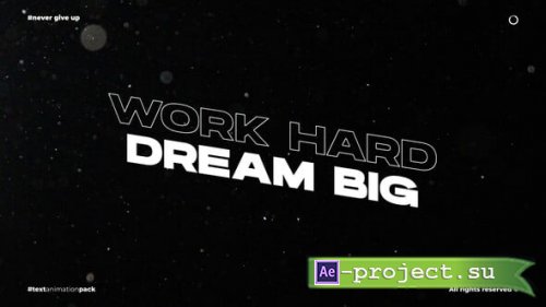 Videohive - Fast Text Animation - 62484261 - Project for After Effects