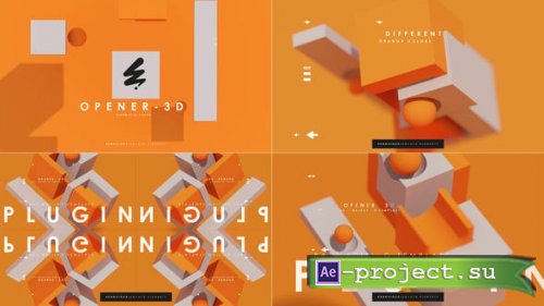 Videohive - Opener 3d - 62498646 - Project for After Effects