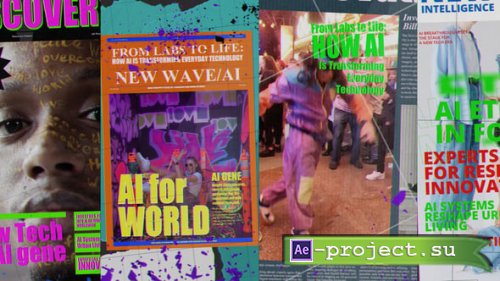 Videohive - Vertical Magazine Collages Package - 62526450 - Project for After Effects