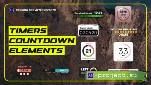 Videohive - Timers and Countdown Elements - 62481534 - Project for After Effects
