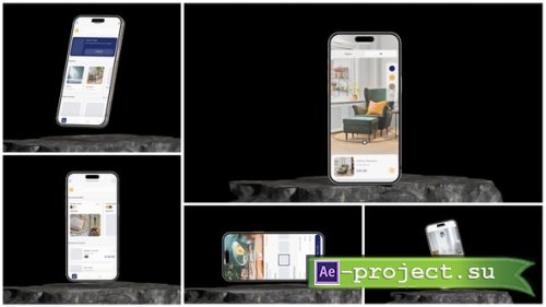 Videohive - Phone Screen Mockup - 62507616 - Project for After Effects
