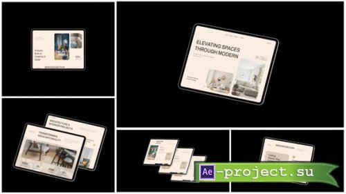 Videohive - Elegant Tablet Screen Mockup - 62416851 - Project for After Effects