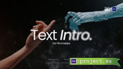 Videohive - Text Intro - 62559580 - Project for After Effects