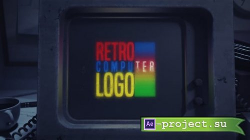 Videohive - Retro Computer Logo - 62553635 - Project for After Effects